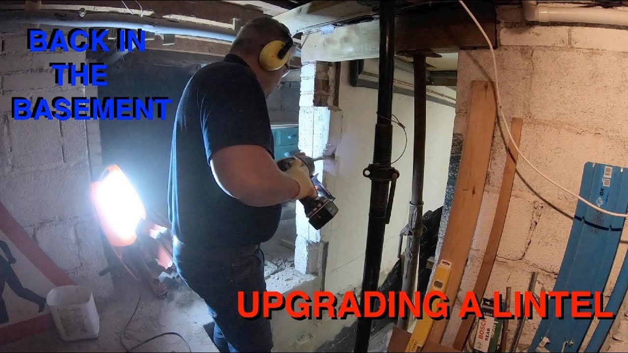 Replacing and upgrading a lintel for a door opening - HD 1080p