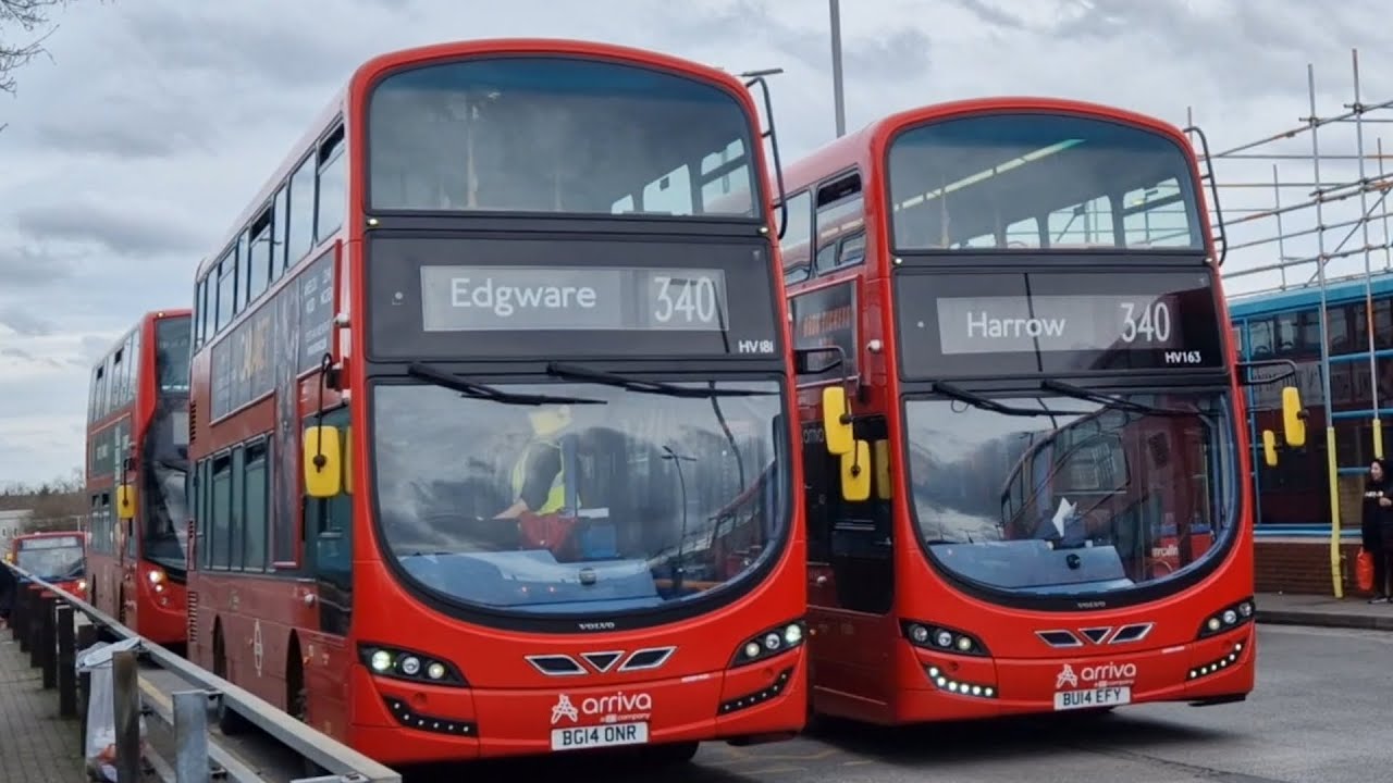FULL JOURNEY | LONDON BUS 340 HARROW - EDGWARE (BU14EFY) HV163