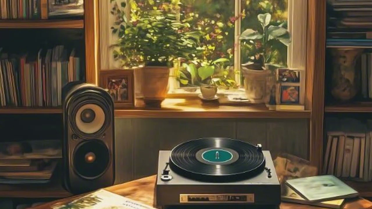 Sunlit Study Lofi Mix 🌿 Cozy Chill Beats & Vinyl Vibes