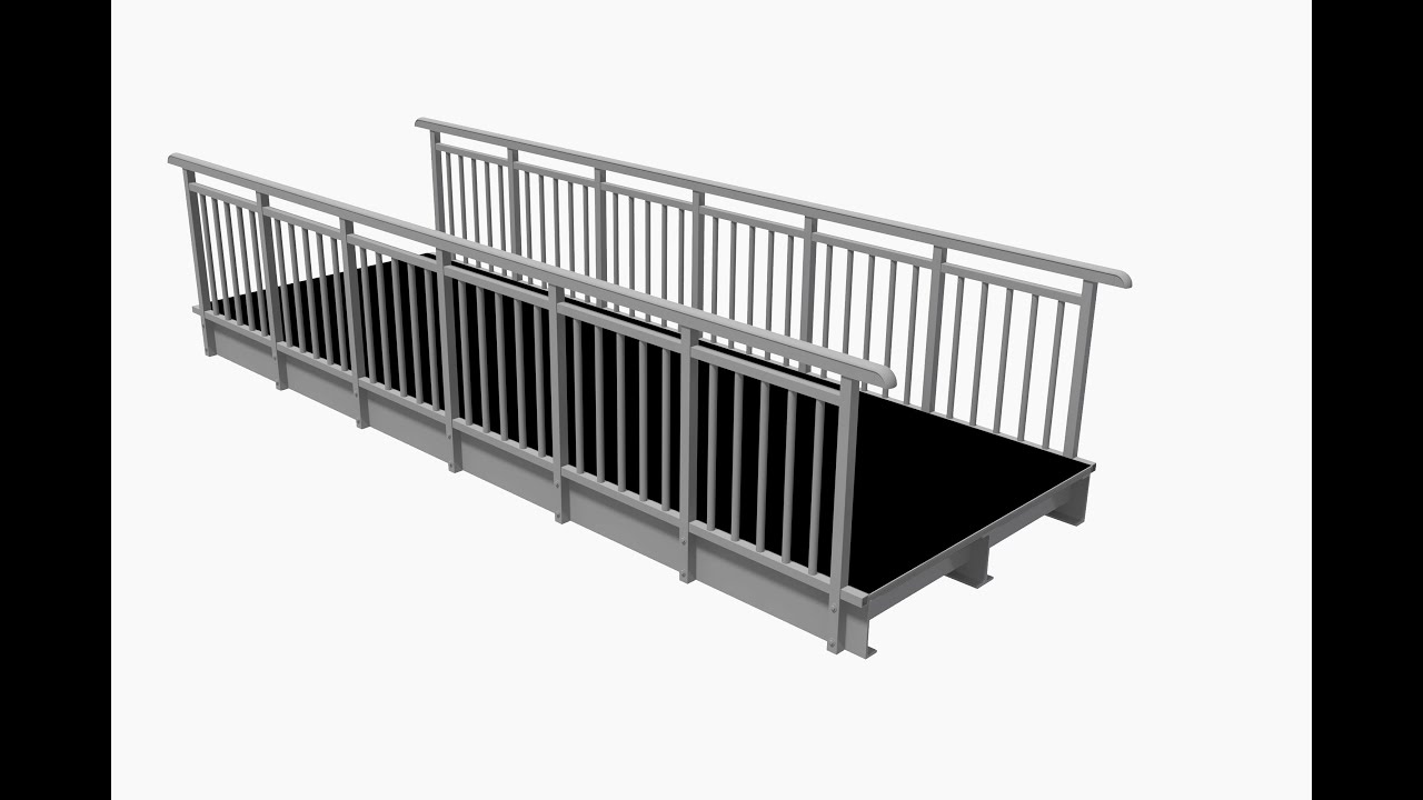 How To Video:  How to assemble a full FRP bridge from Fiberline Building Profiles