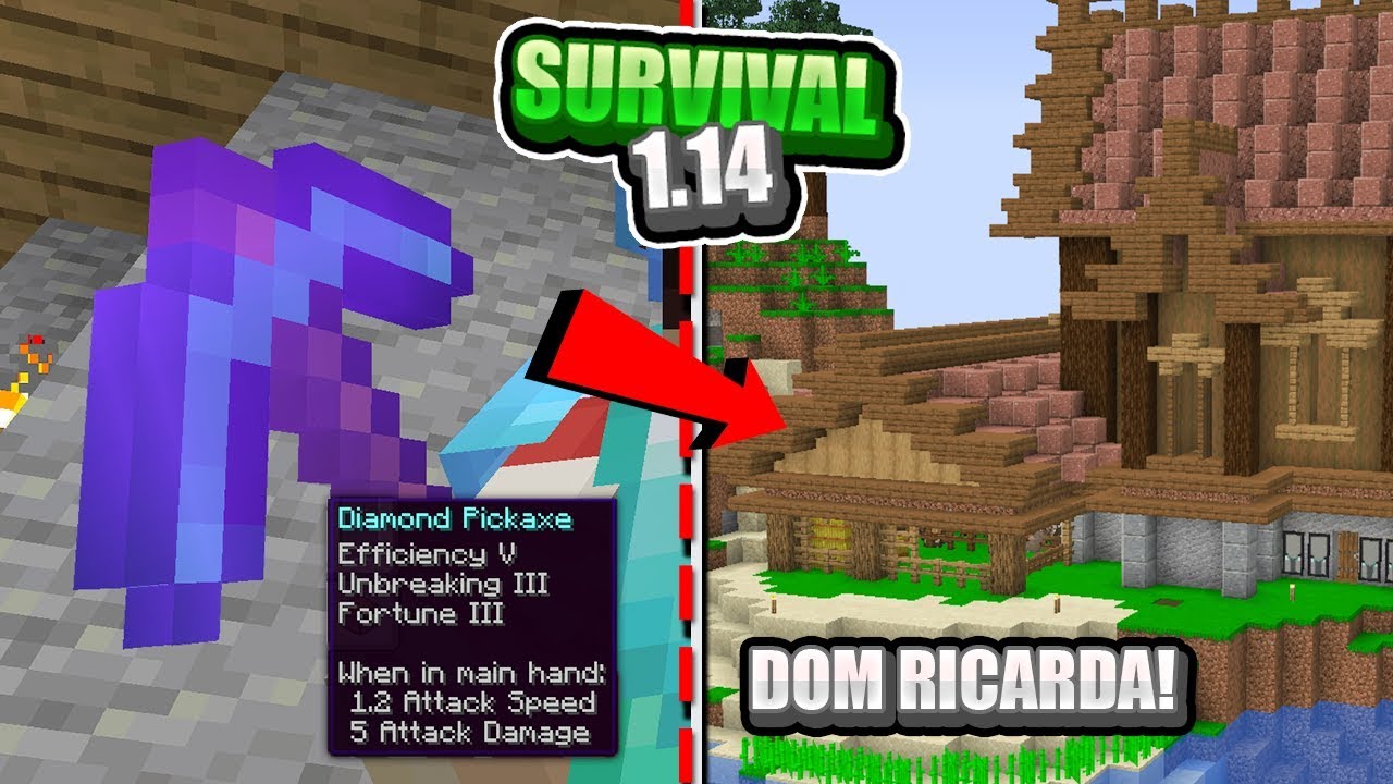 MINECRAFT HARDCORE #11- NOWY DOM RICARDA i FORTUNA 3!