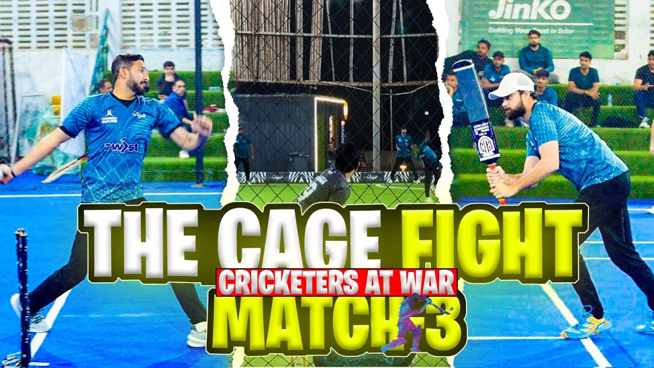 Cage War Match 3 | No Space, No Time, No Second Chances | Haris Ahmed vs Renegades🏏