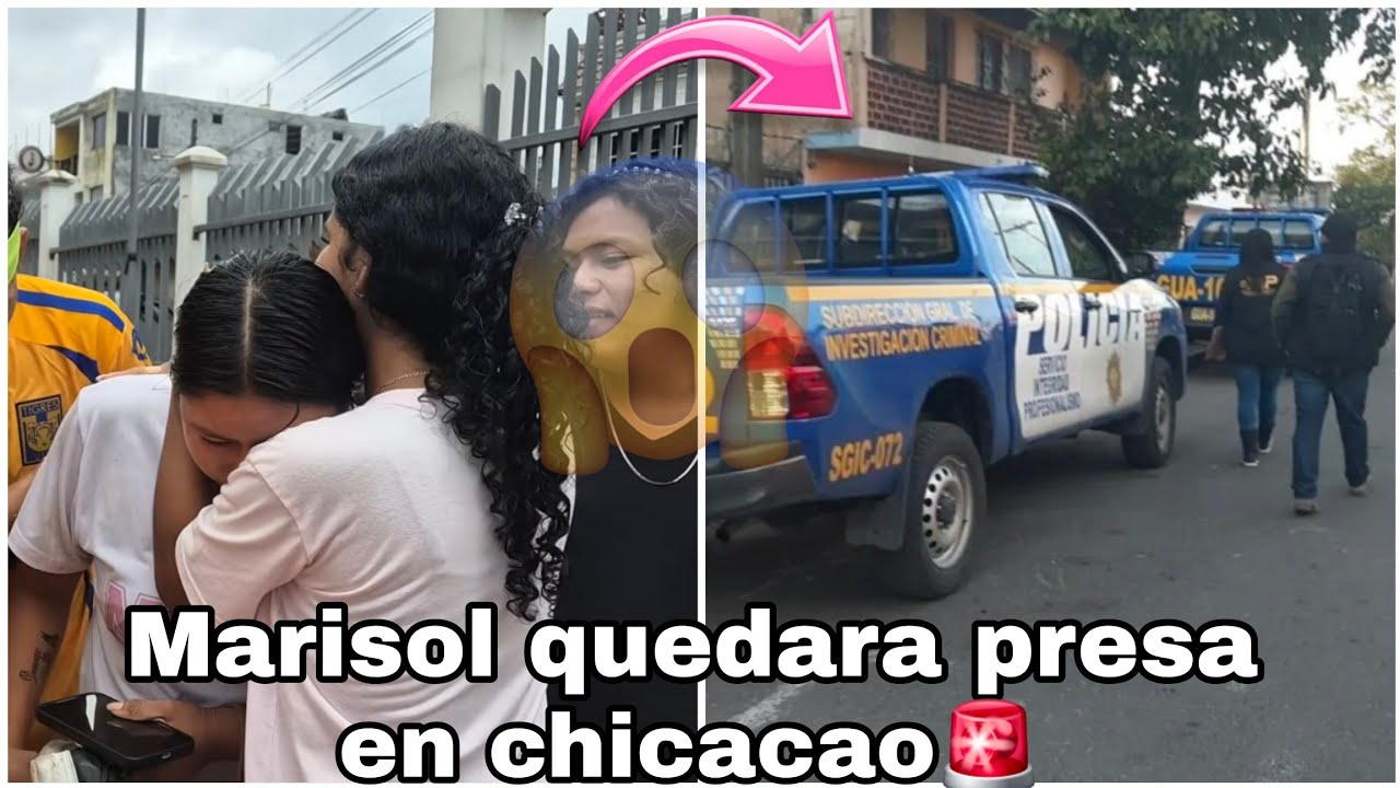Padre Santo Marisol quedara presa en chicacao/ solto en llanto al ver ala patrulla esperándola😱
