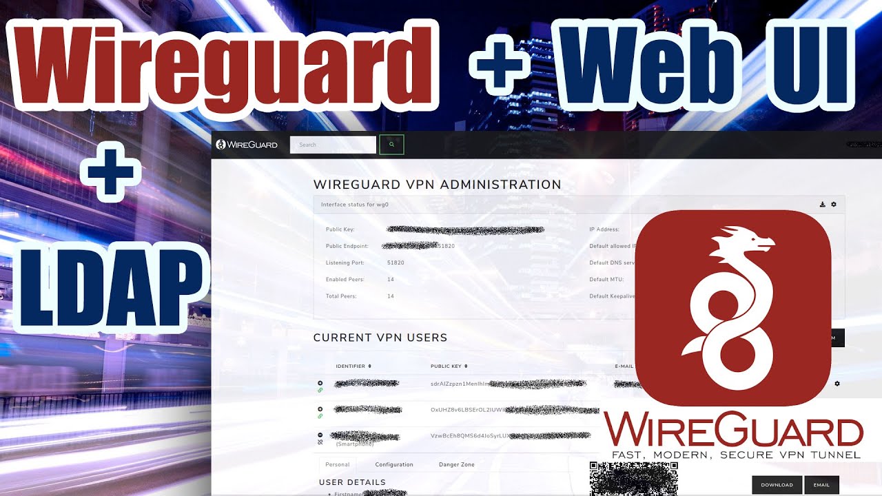 Wireguard portal - веб интерфейс для управления