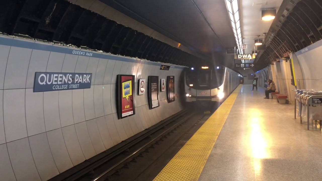 TTC Bombardier TR Subway at Queens Park Station