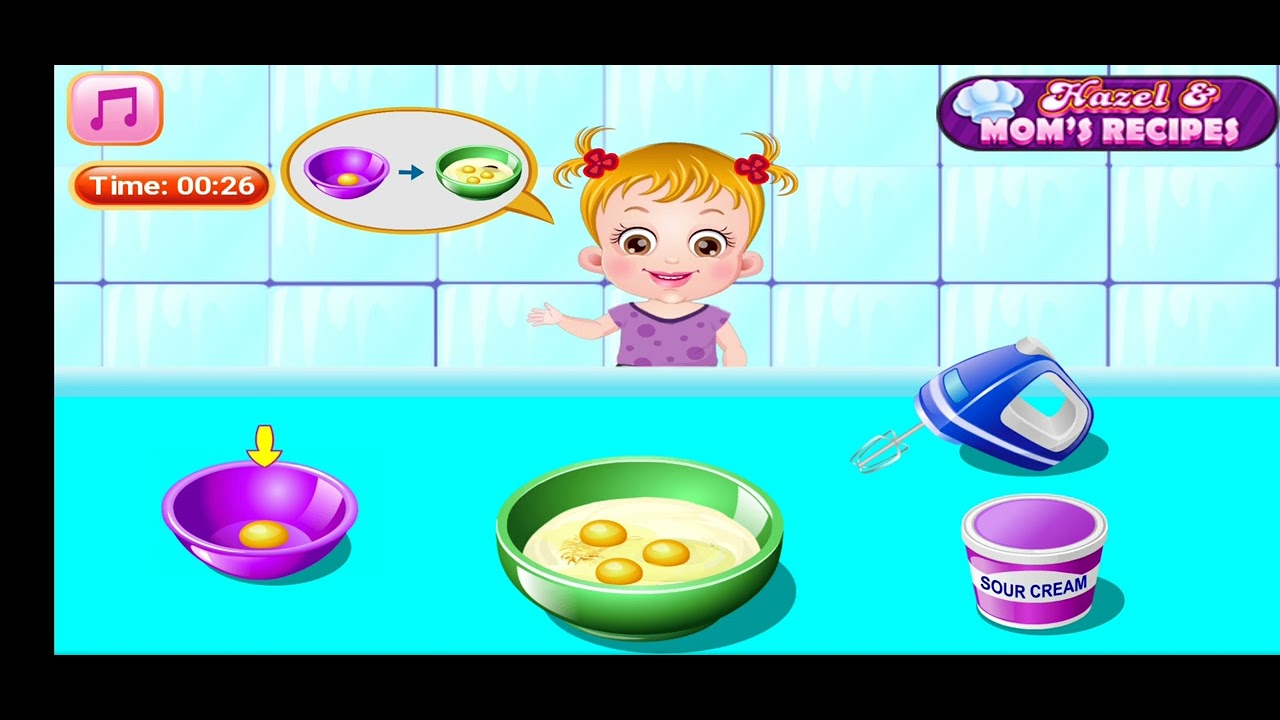 Hazel and Mom's Recipes-Strawberry Cheesecake w/ Dubbing in comments