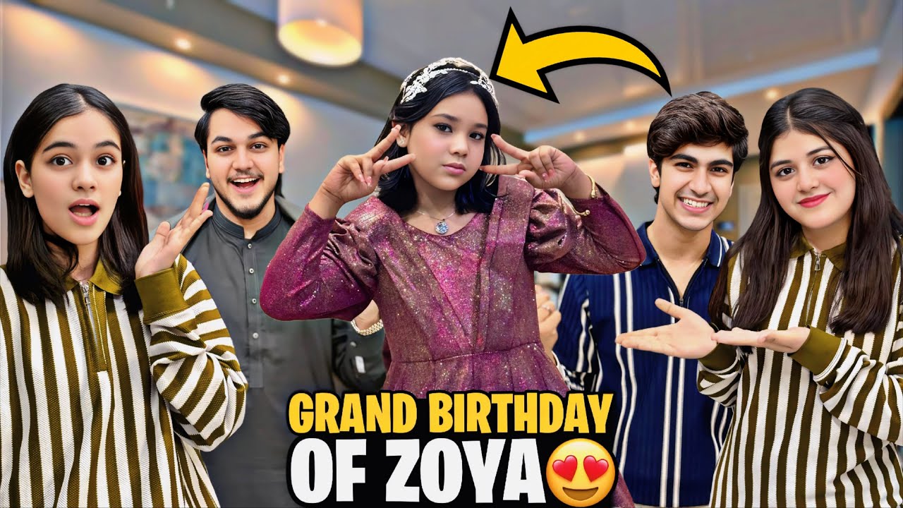 HAPPY BIRTHDAY ZOYA MALIK // GRAND EVENT BY @shebeautycare1601 // HANNU & MANU KA ACCIDENT