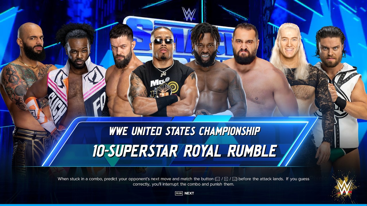 10-Man Royal Rumble for the United States Championship! – Royal Rumble 2026 | WWE 2K24