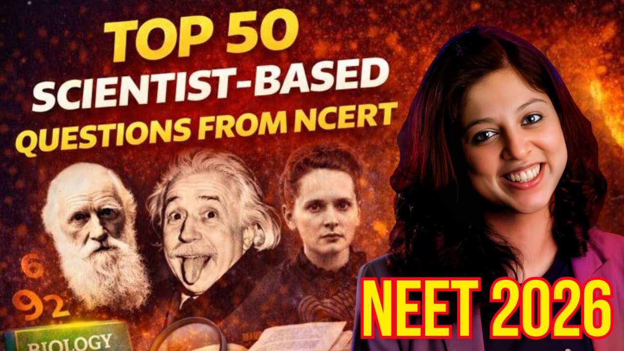 Top 50 Scientist-Based MCQs from NCERT Biology | NEET 2026 | Dr Vani Sood| NEET 2026 | Dr Vani Sood