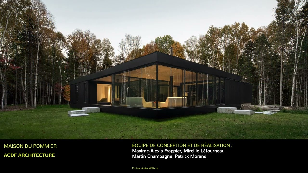Maison du Pommier - Prix d'excellence en architecture 2022 - Catégorie Unifamilial en milieu naturel