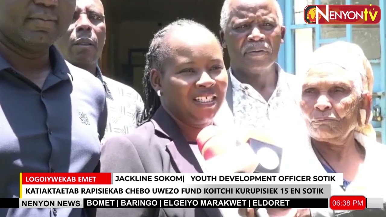 OVER 15 SOTIK GROUPS RECEIVE SH2.1 MILLION UWEZO FUND BOOST