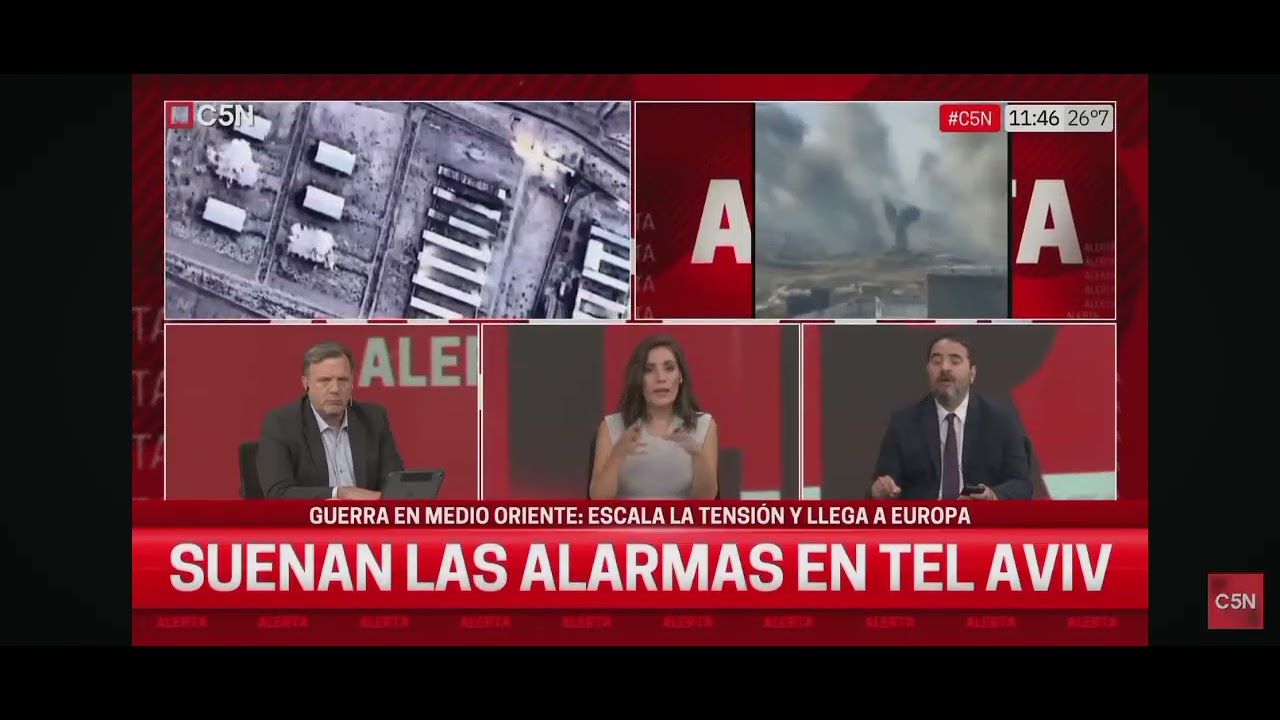 Guerra en Medio Oriente: Nuevos ataques de Israel sobre Teherán y de Irán contra Tel Aviv