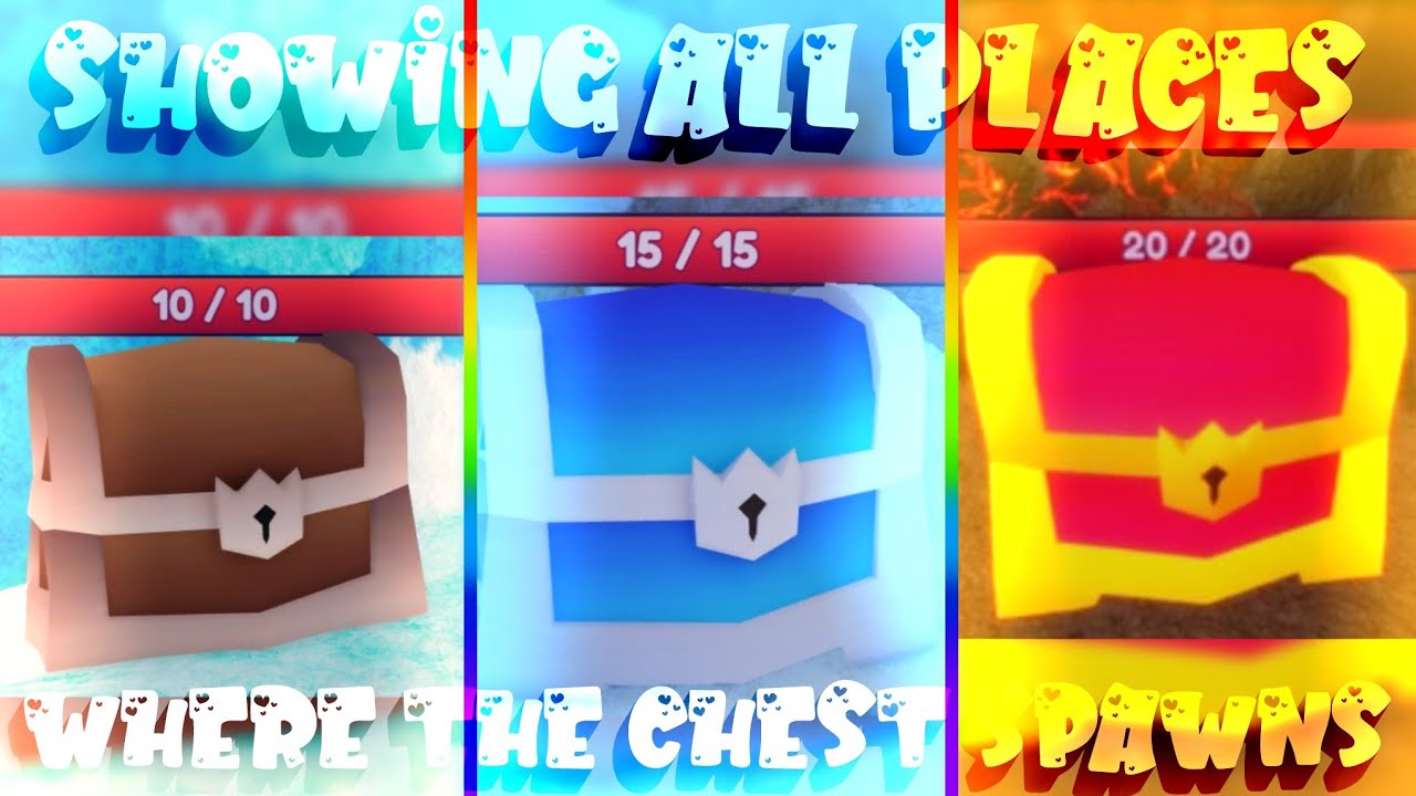 Showing chest spawn locations (Roblox|Dragon Adventures)📦