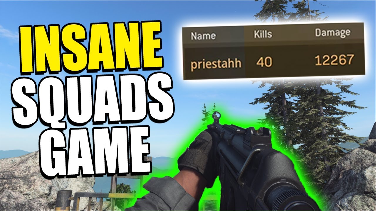 I DROPPED 40 KILLS IN A COD WARZONE SQUAD GAME! - (Modern Warfare)