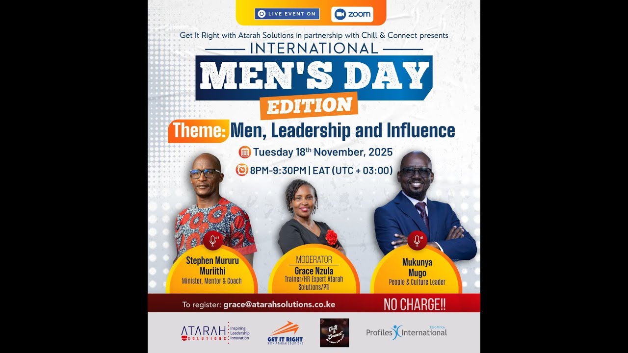 Men ,Leadership and Influence.(International Men's Day)