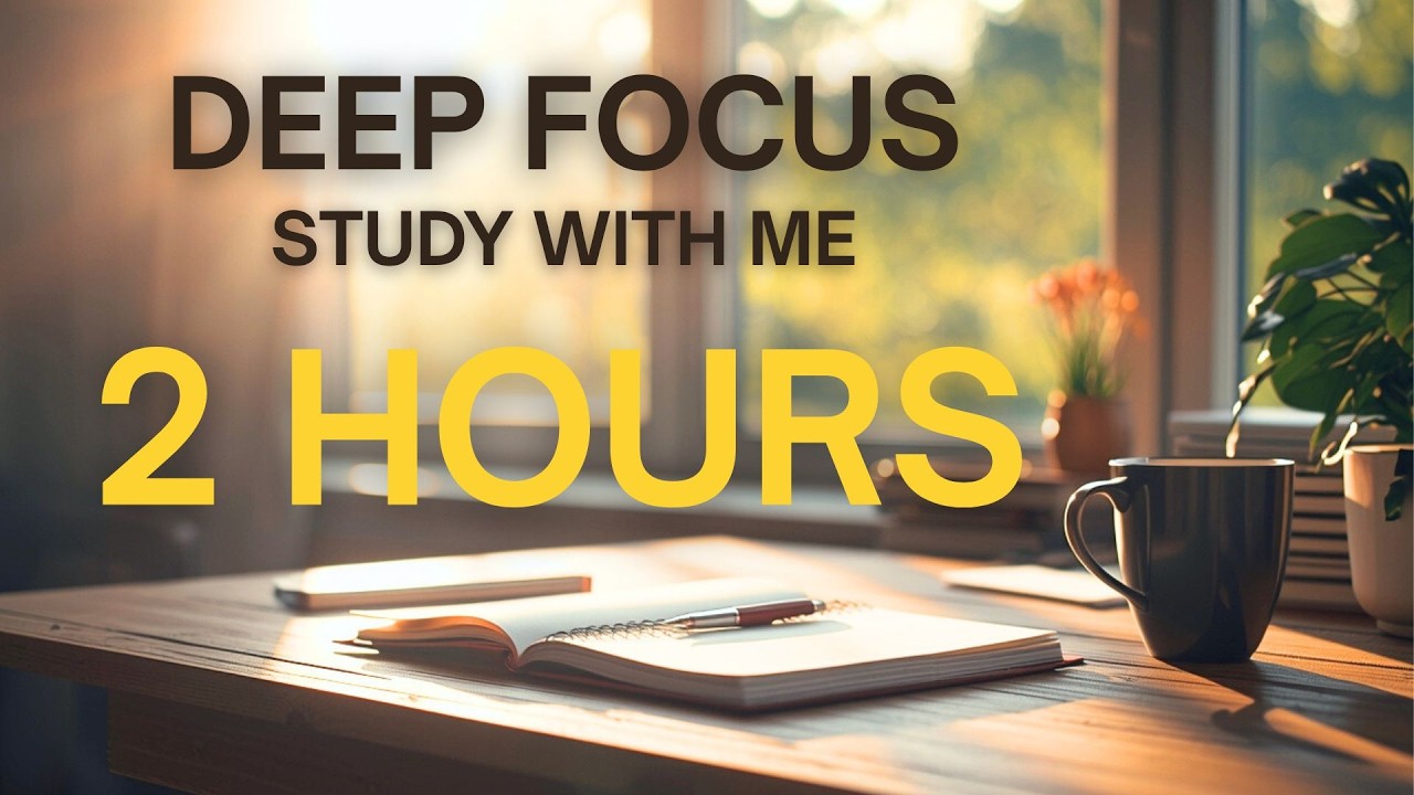 【DEEP FOCUS #3】Morning Jazz Piano☕️Study With Me (2H)