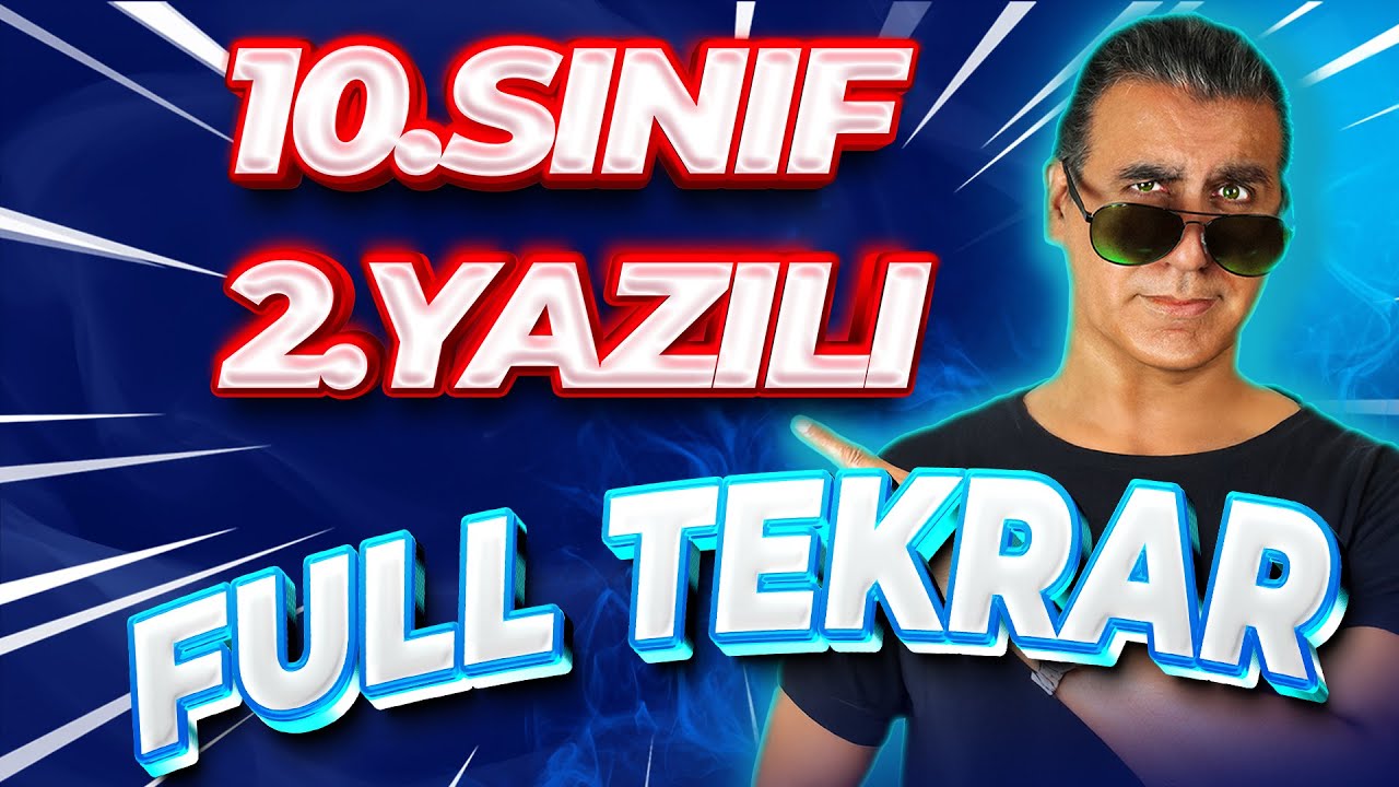 10.SINIF KİMYA  2.DÖNEM 2.YAZILI FULL TEKRAR
