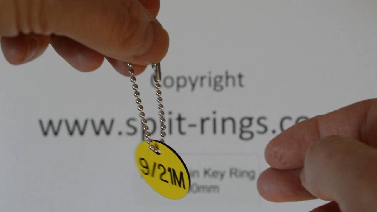 Ball Chain Key Rings, how they connect