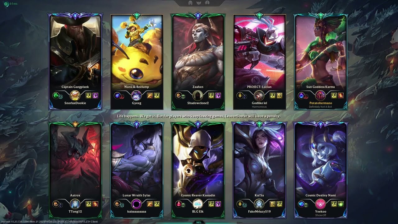 League of Legends, Ranked Flex - Game 10