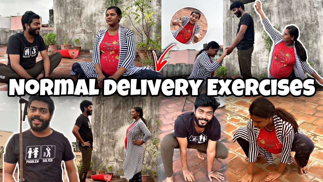 My Third Trimester Exercise Routine Till Normal Delivery | 38 Weeks Pregnant | Allu Loves Priya