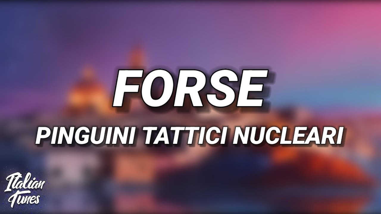 Pinguini Tattici Nucleari - Forse (Testo/Lyrics)