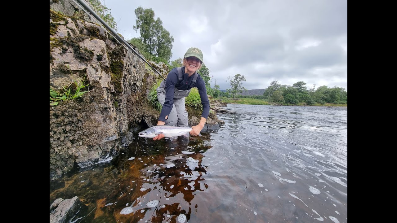 Salmon Fishing On The River Dee August 2023