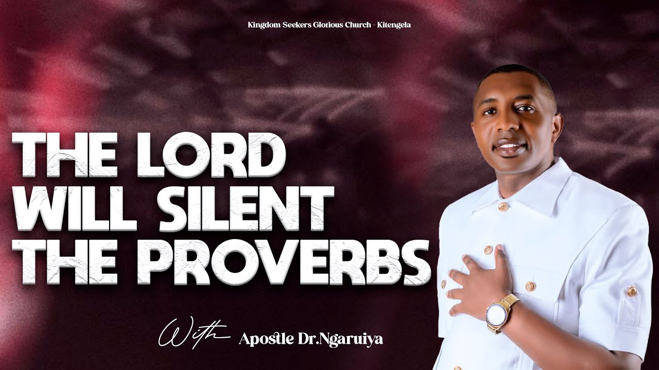 SUNDAY SERVICE  || THEME : THE LORD WILL SILENT THE PROVERBS.