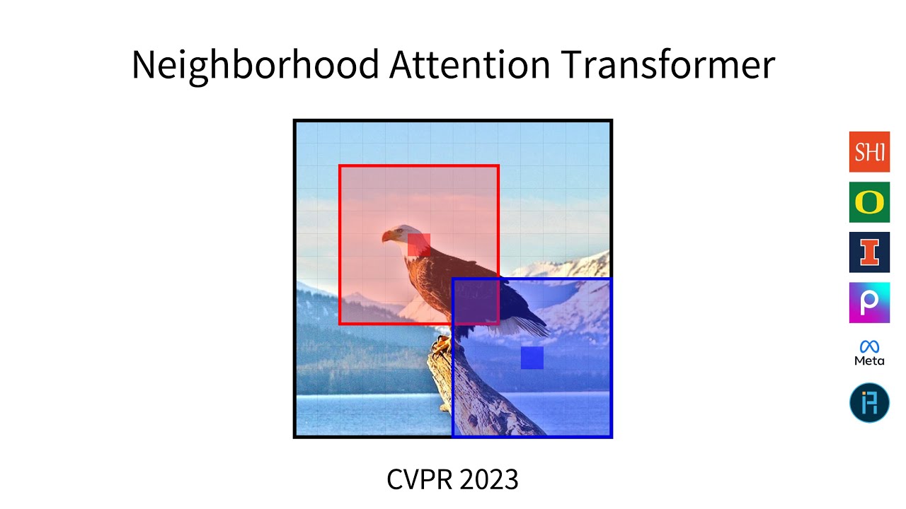 Neighborhood Attention Transformer (CVPR 2023)
