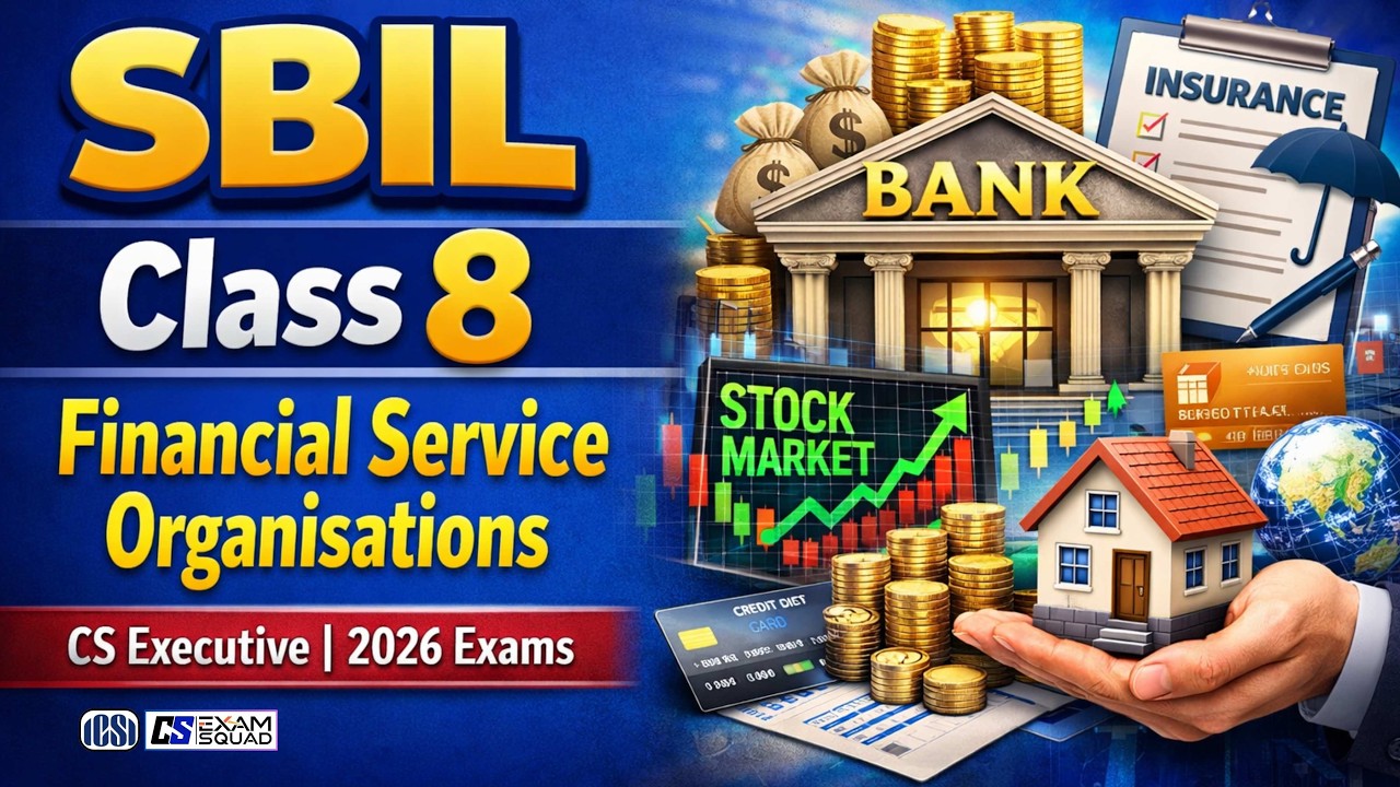 SBIL CLASS 8 | Financial Services Organizations | GARUD BATCH Free Classes.