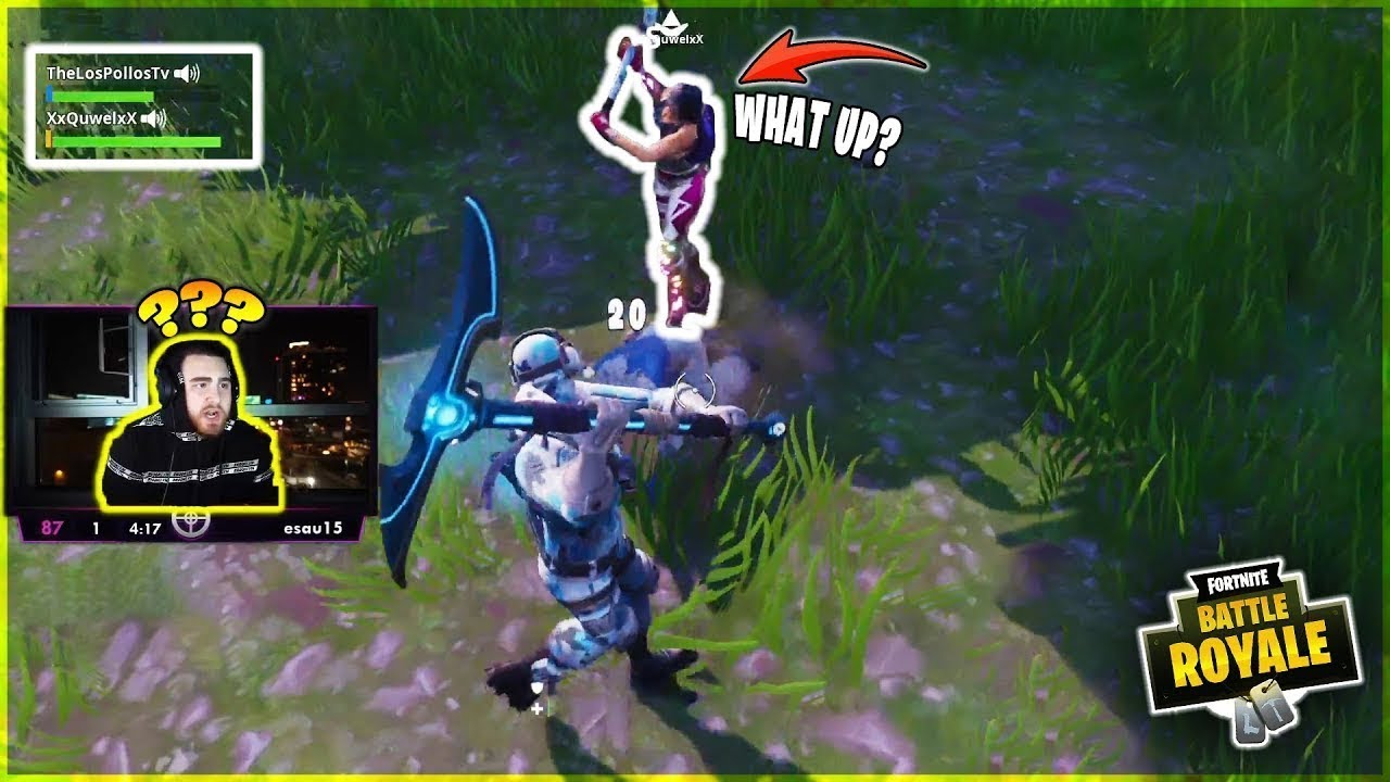 Little Kid & LosPollosTv Most Entertaining Random Fortnite Duo!