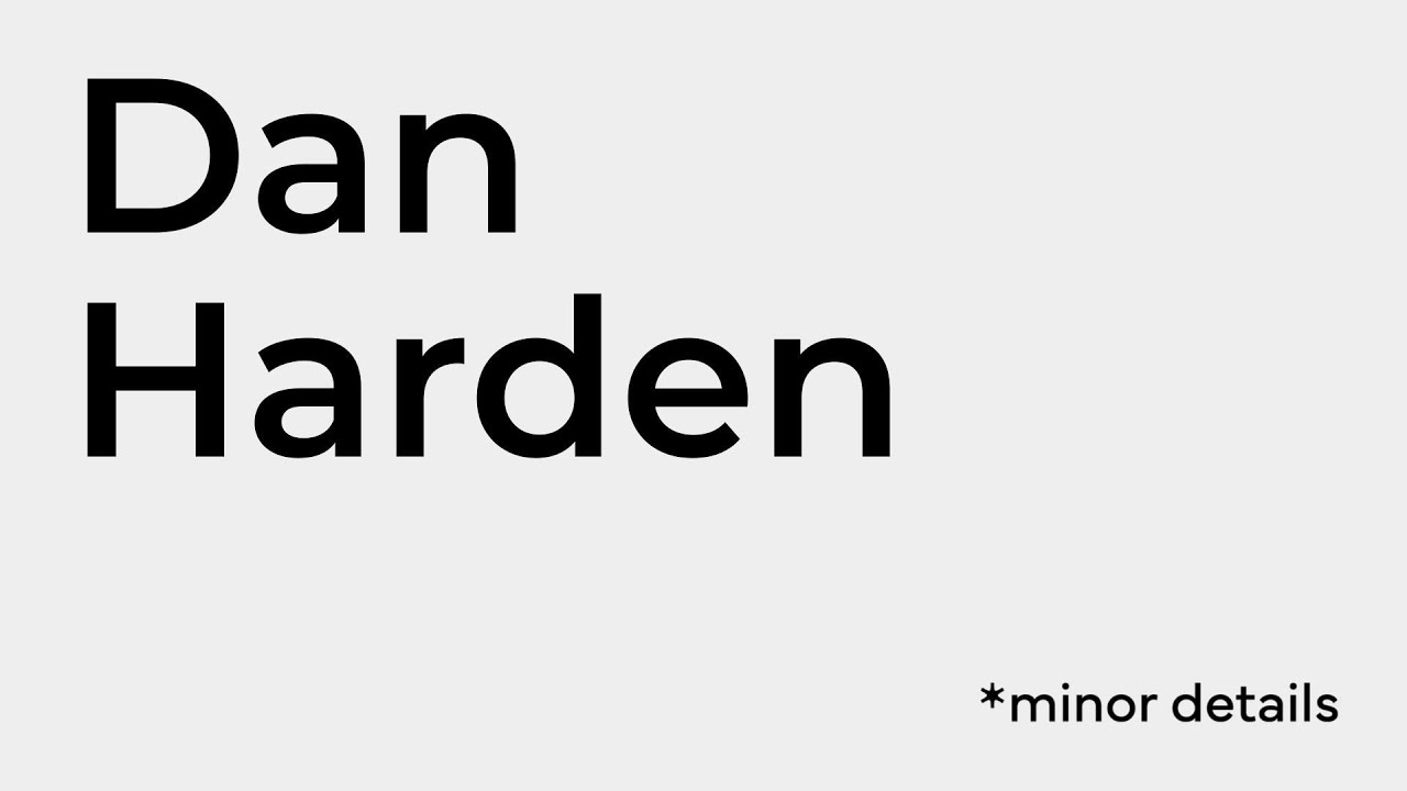 Minor Details 111 - Dan Harden