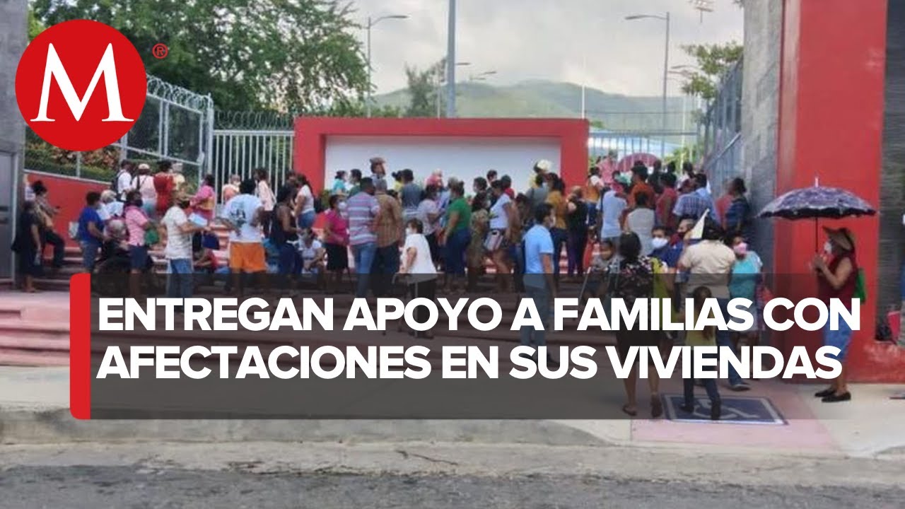 En Acapulco, inicia entrega de apoyos para damnificados tras sismo de 7.1