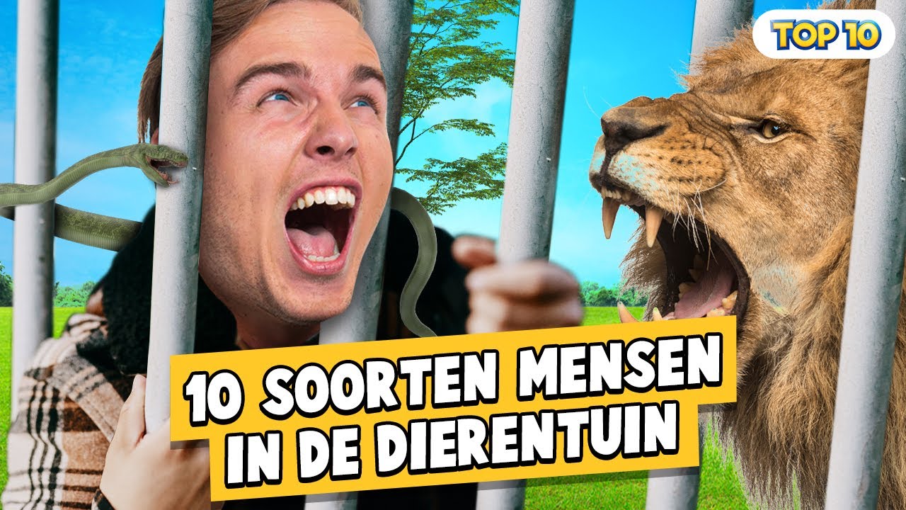 10 SOORTEN MENSEN IN EEN DIERENTUIN!