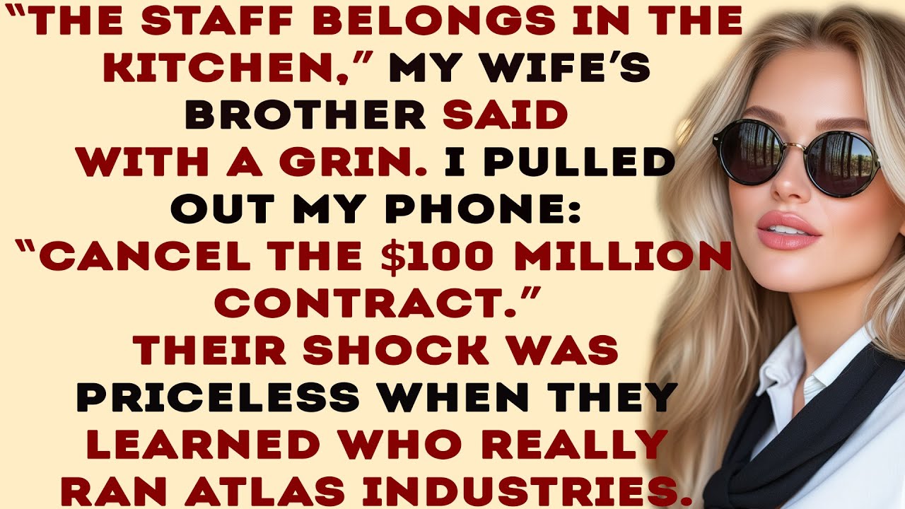 At My Wife’s Brother’s Wedding, They Put Me In The Kitchen—So I Pulled My Company’s $100M Contract.