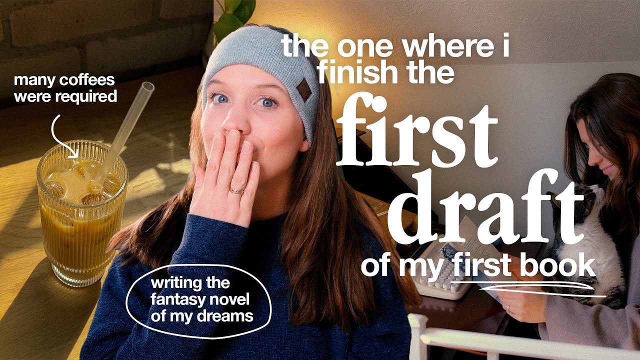 I FINISHED MY FIRST DRAFT!! 💌 write a fantasy novel with me