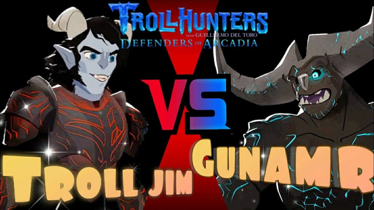 Troll Jim Vs Gummar - Fight | Trollhunters Defenders of arcadia