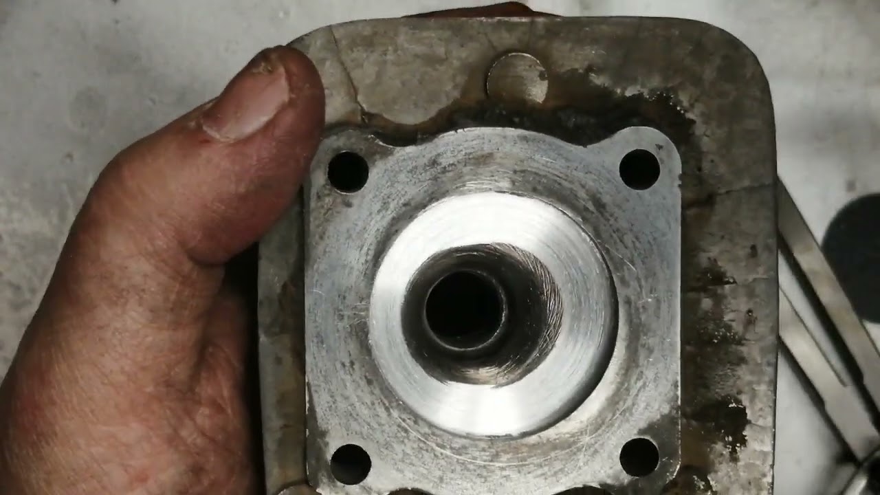 Power Piaggio Sfera!!! Zylinderkopf an den Kolben anpassen!!!!!