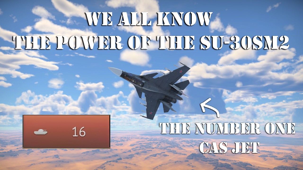 The Su-30SM2 Is Not Fair! (ft. the BMPT-72) | War Thunder Close Air Support