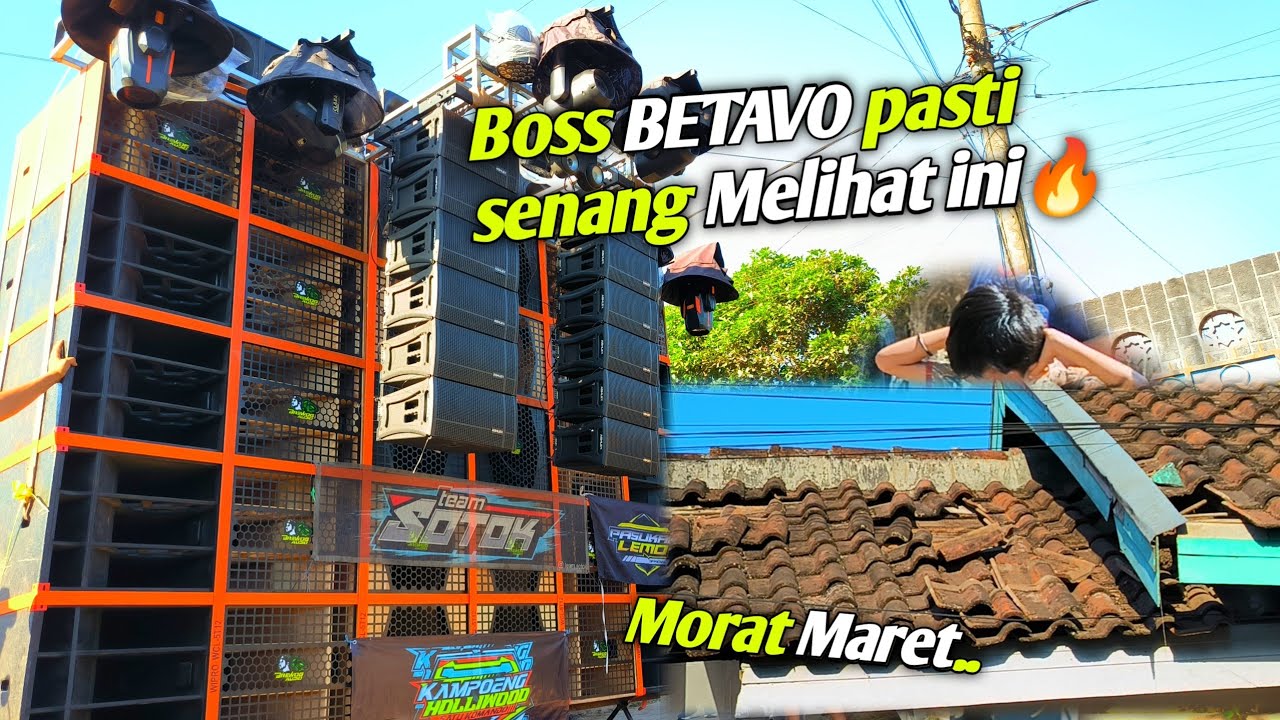 lagi² speaker baru BREWOG rontokan genteng di karnaval banjarsari bakalan bululawang