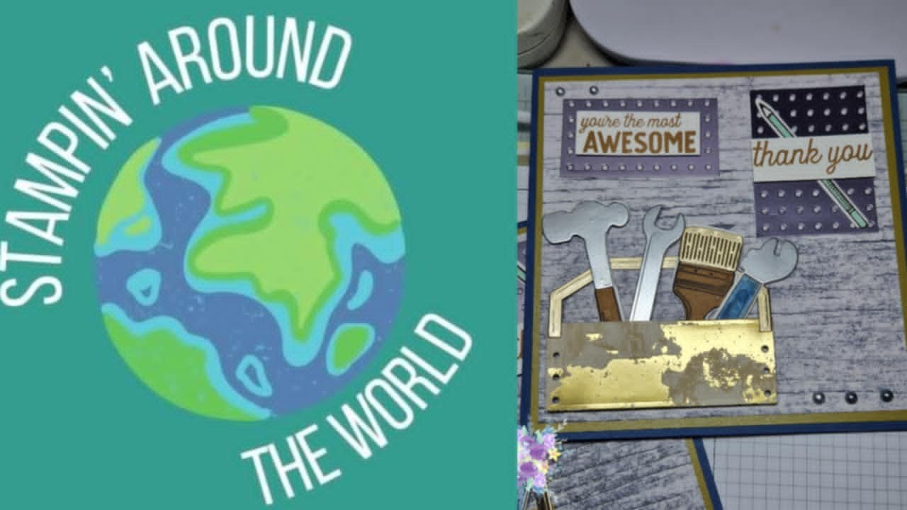 Stampin’ Around The World Video Hop 15th August 2025 - Theme: Metals #SATW