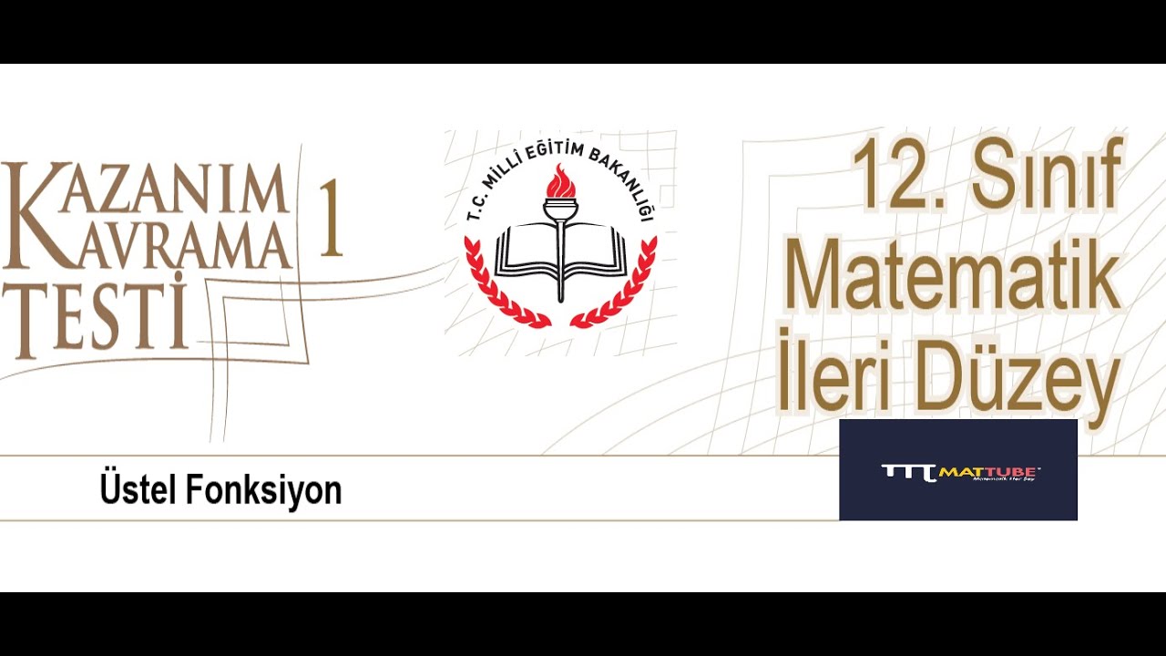 EN PRATİK VE HIZLI ÇÖZÜMLERLE 12. SINIF EBA LOGARİTMA TEST1