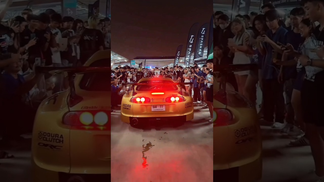 TOP SECRET SUPRA MK4 SMOKEY NAGATA ⚡👀 [4K] STATUS #car #supra #topsecret