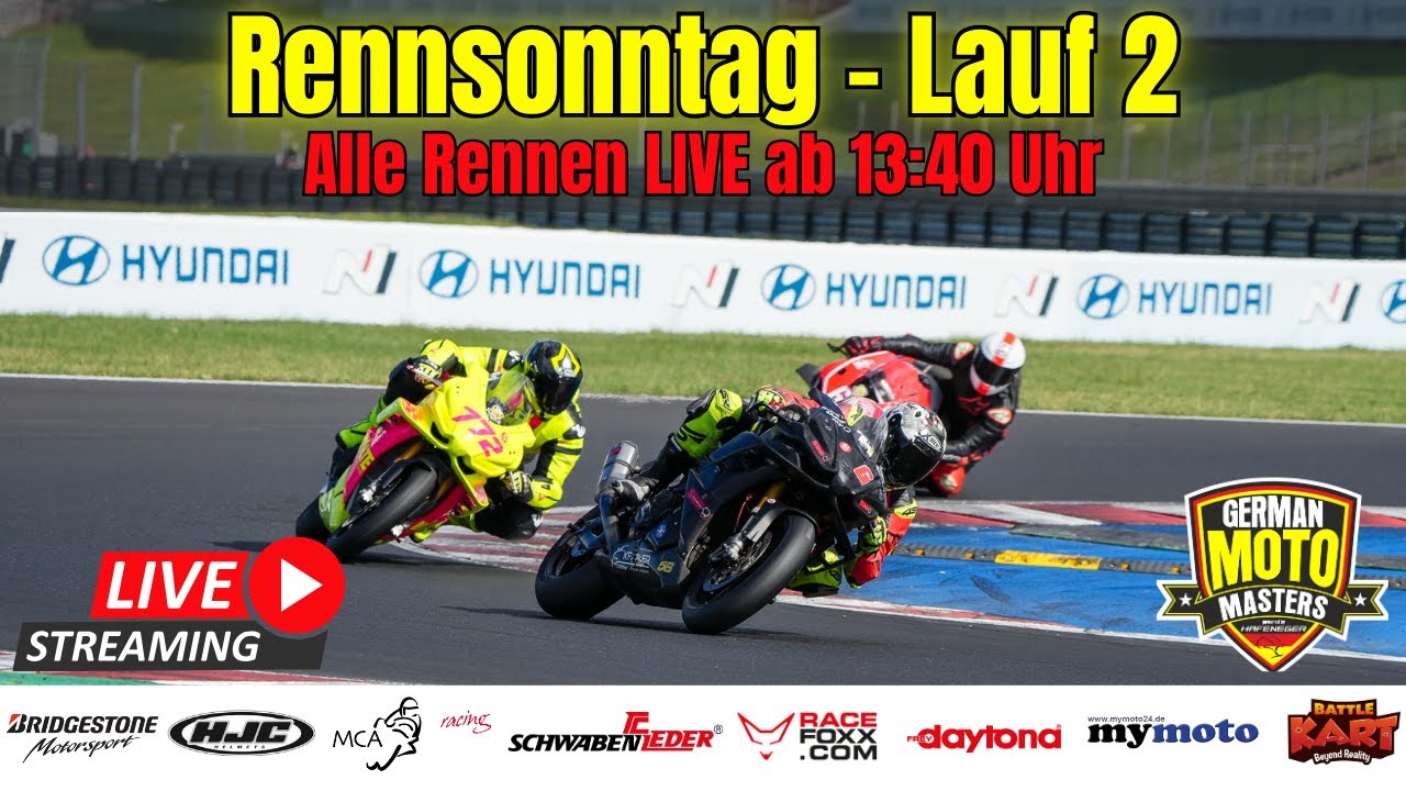 GMM 2025 – Lauf 2 in Most | Der Rennsonntag live