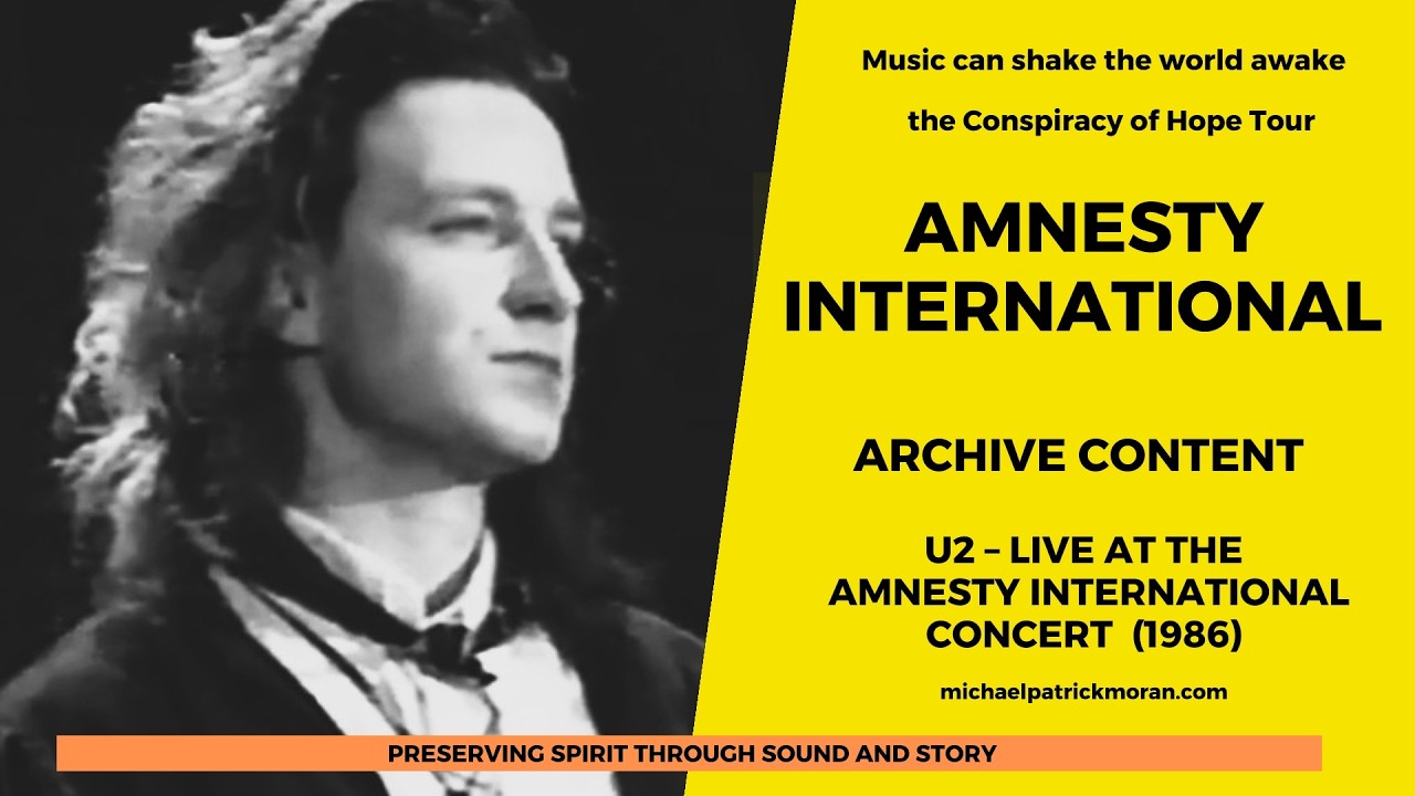 U2 Live at the Amnesty International Concert 1986