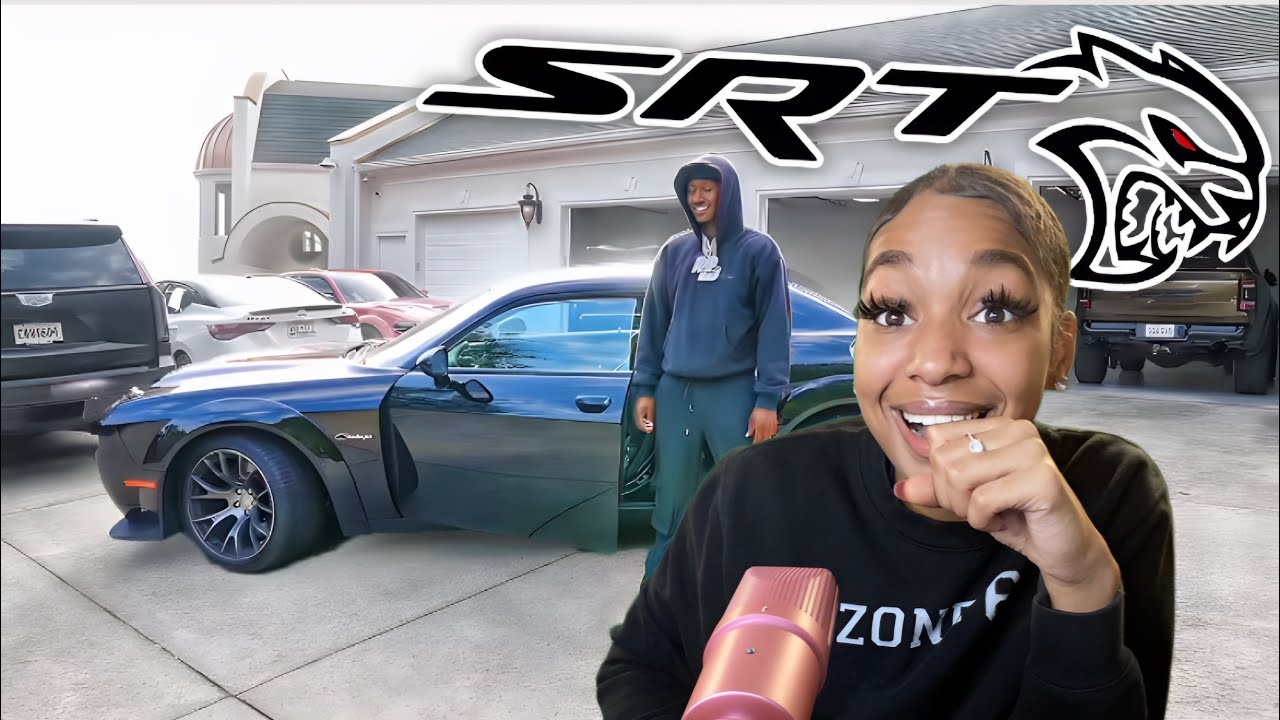 This Hard 🥰 BbyLon Reacts to Duke Dennis Buys A Rare HellCat RedEye Black Ghost