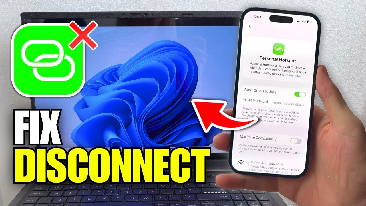 How To Fix iPhone Hotspot Keeps Disconnecting On Laptop