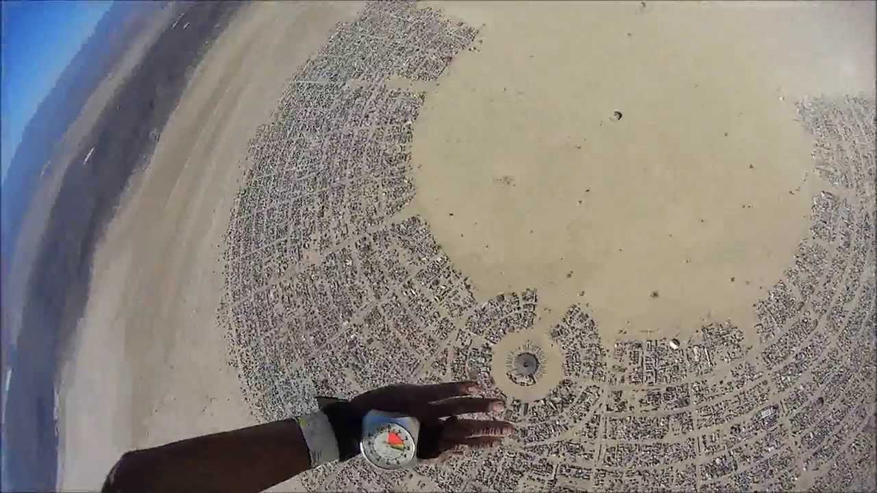 Burning Man Black Rock City 2013 from the sky