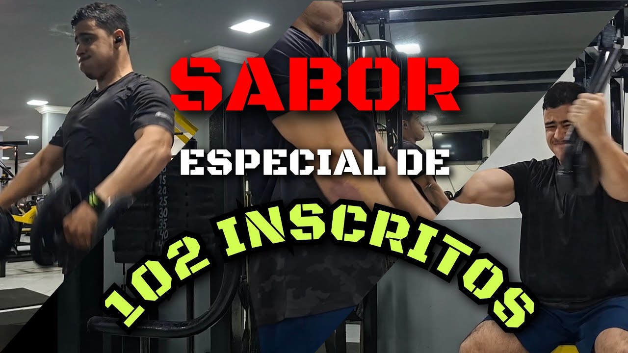 TREINO DE PEITO, OMBRO E TRÍCEPS | SABOR COMEMORAÇÃO