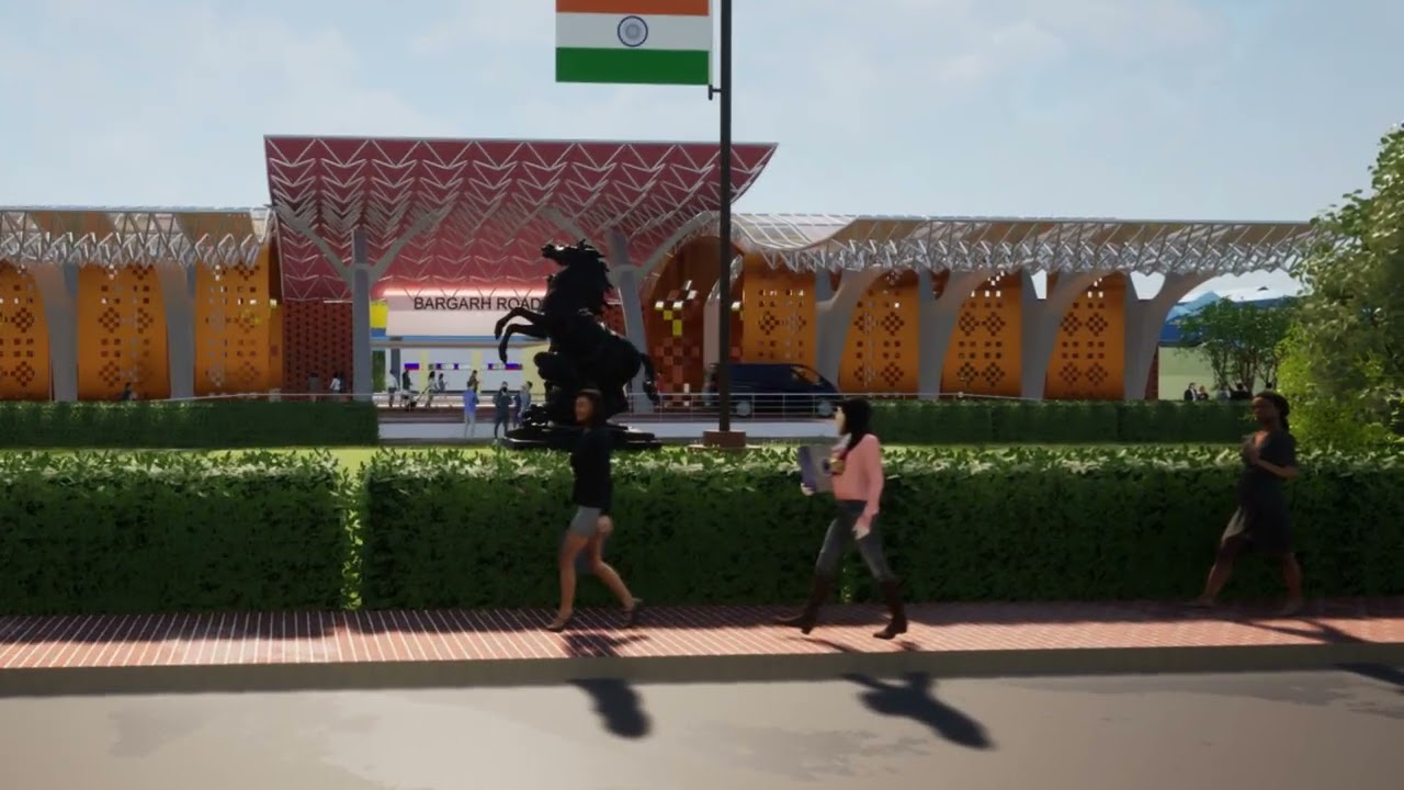 BARGARH ROAD RAILWAY STATION: #AmritBharatStation - Foundation Stone of 25 Stations out of 57