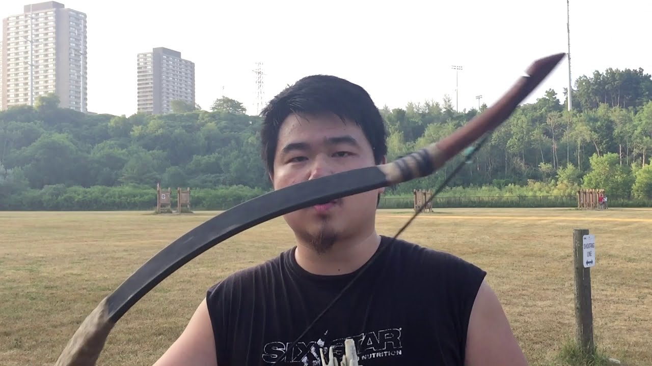 Speed Shoot 120lb Warbow with Heavy Arrows